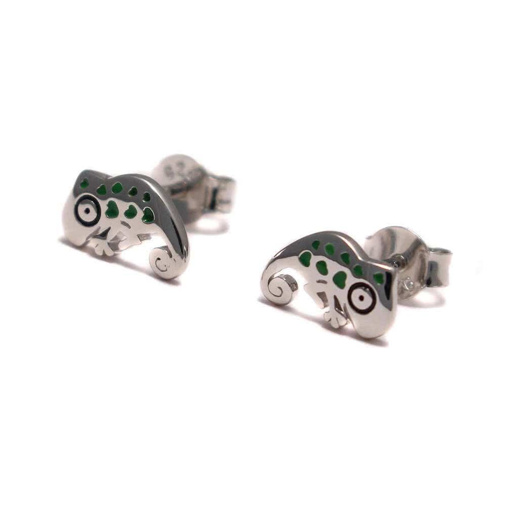  Chamäleon Ohrstecker 