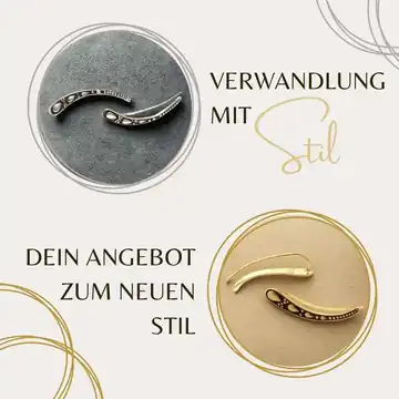 Der Vergleich von silbernen Earclimbern und vergoldeten Earclimbern aus 925er Silber – eine Vergoldung ist immer eine Veredelung von Schmuck..
