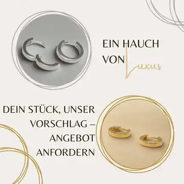 Silberne Ohrringe werden zu Gelbgold vergoldeten Ohrringen aus 925er Silber – edler Glanz und individueller Stil.