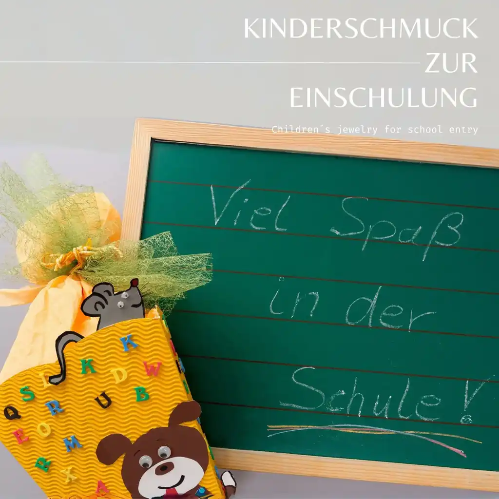 Schmuck zur Einschulung Geschenk für Schulkinder Kinderschmuck hochwertig bunt