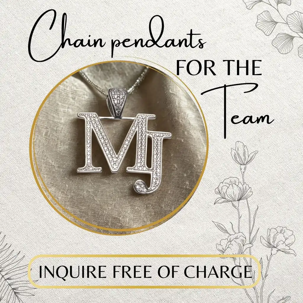 Jewelry with individual symbol for clubs, choirs or sports groups