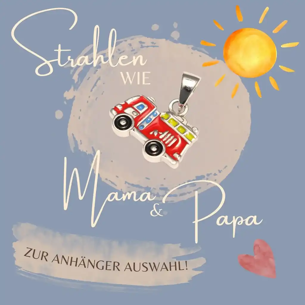 Anhänger aus 925 Sterling Silber als perfektes Geschenk für Kinder zur Hochzeit