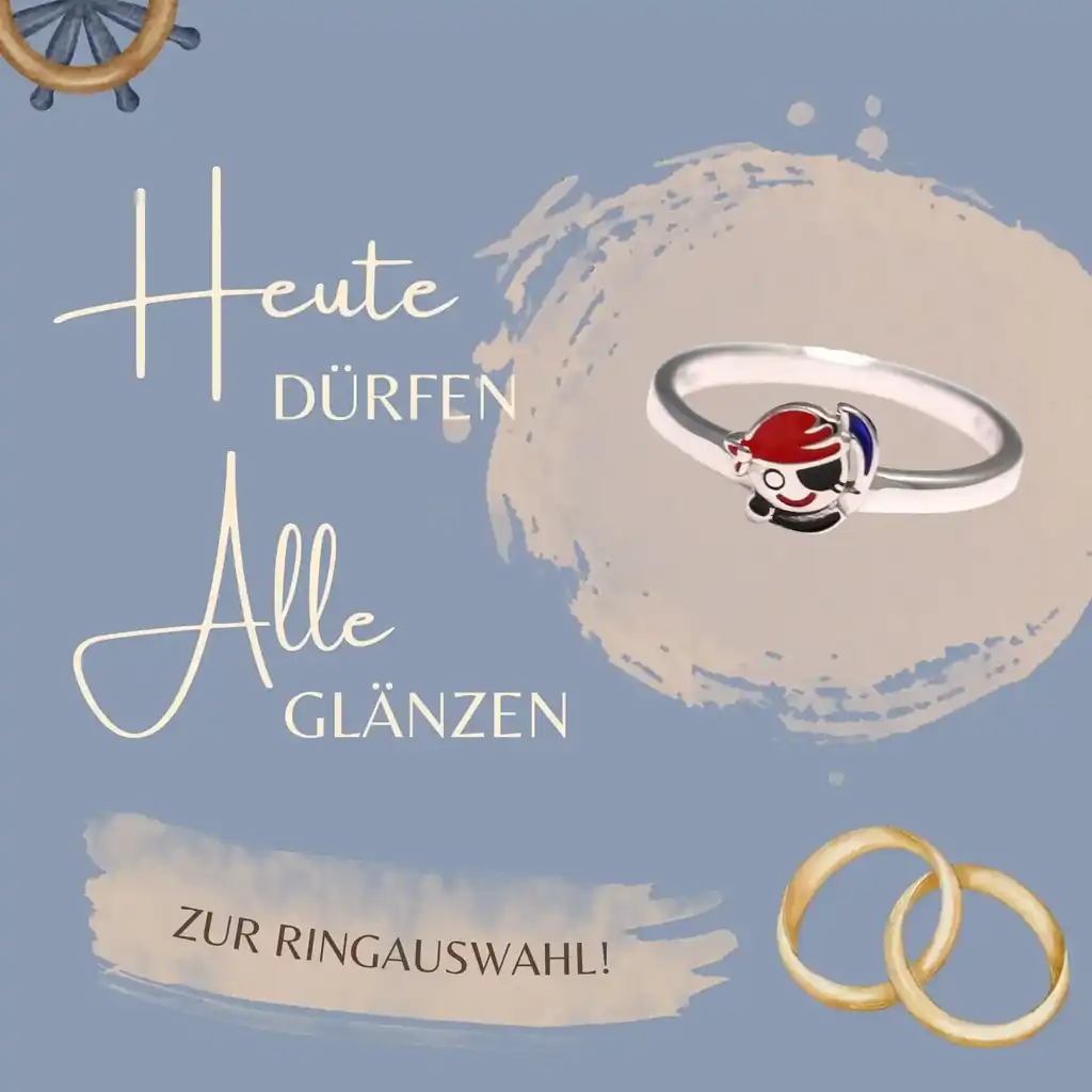 Nickelfreier Kinderschmuck aus Silber als Hochzeitsgeschenk für Brautkinder