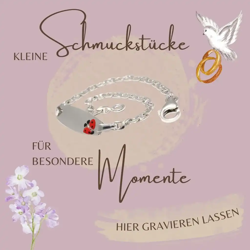 Armketten aus 925 Sterling Silber als Erinnerungsgeschenk für Kinder bei der Hochzeit