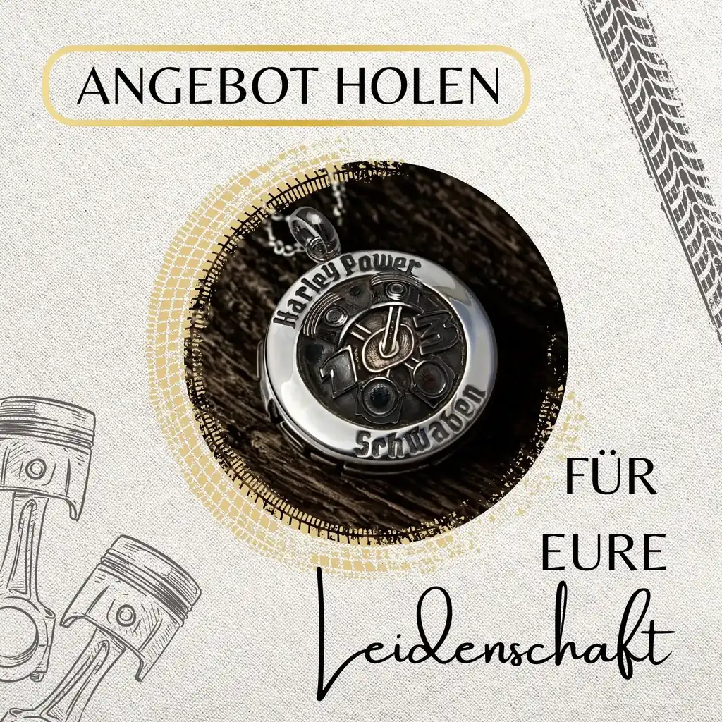Eleganter runder Anhänger mit modernem Vereinsdesign – perfekt als Geschenk