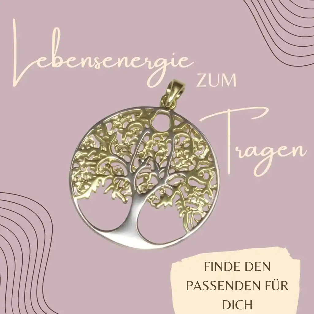 Lebensbaum Anhänger aus 925 Sterling Silber - finde dein Symbol für Familie und Verbundenheit