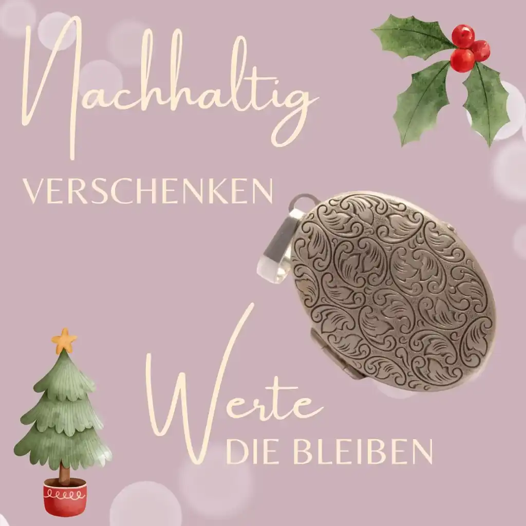 Nachhaltig verschenken – Medaillons aus 925 Sterling Silber made in Germany