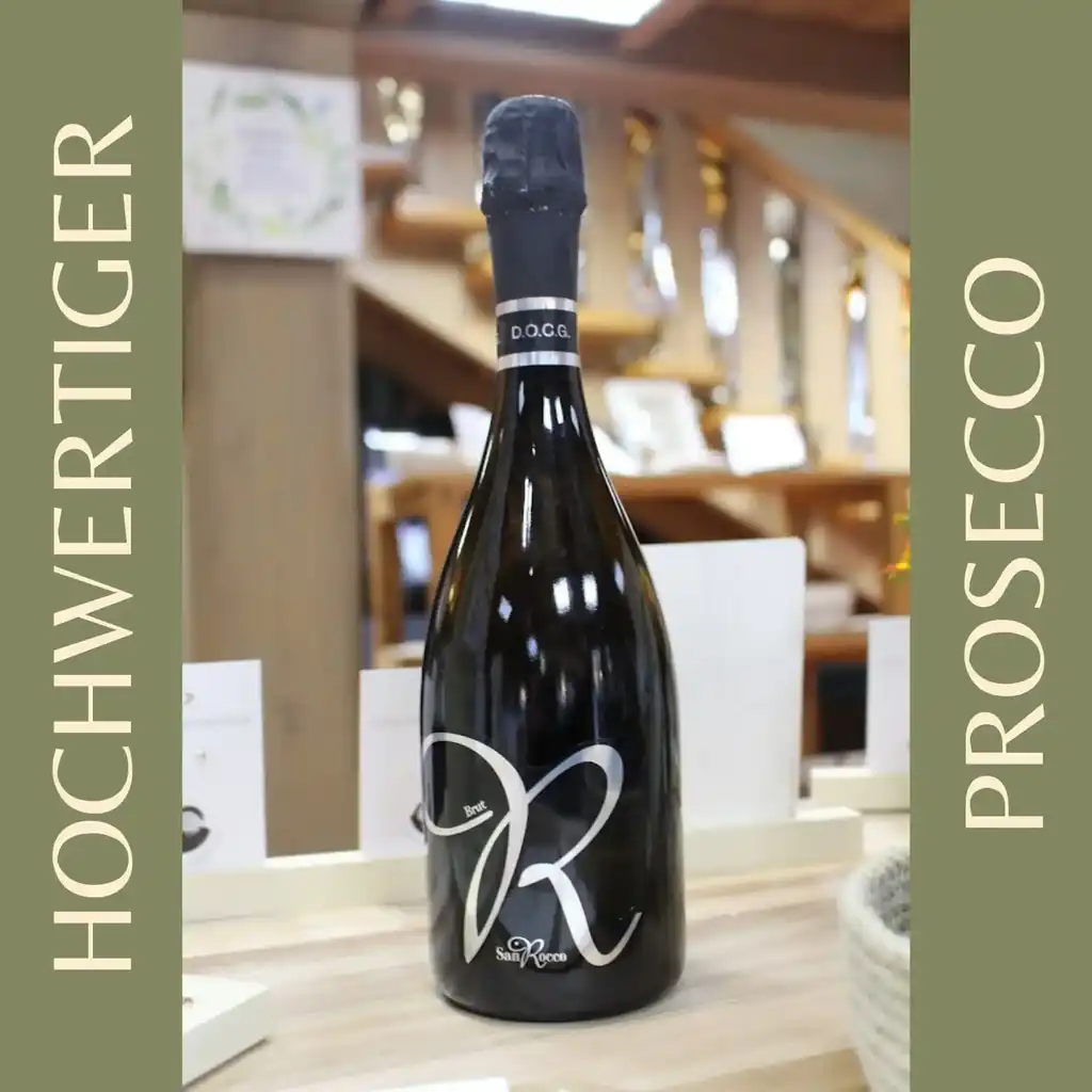 Hochwertiger Prosecco im Pop Up Store in Rothenburg ob der Tauber, zu finden in der Rödergasse 2-4