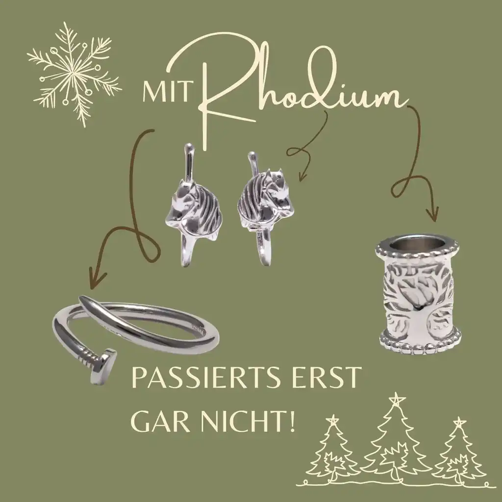 Mit Rhodium passiert es gar nicht erst - warum Rhodium Silberschmuck vor dem Anlaufen schützt!