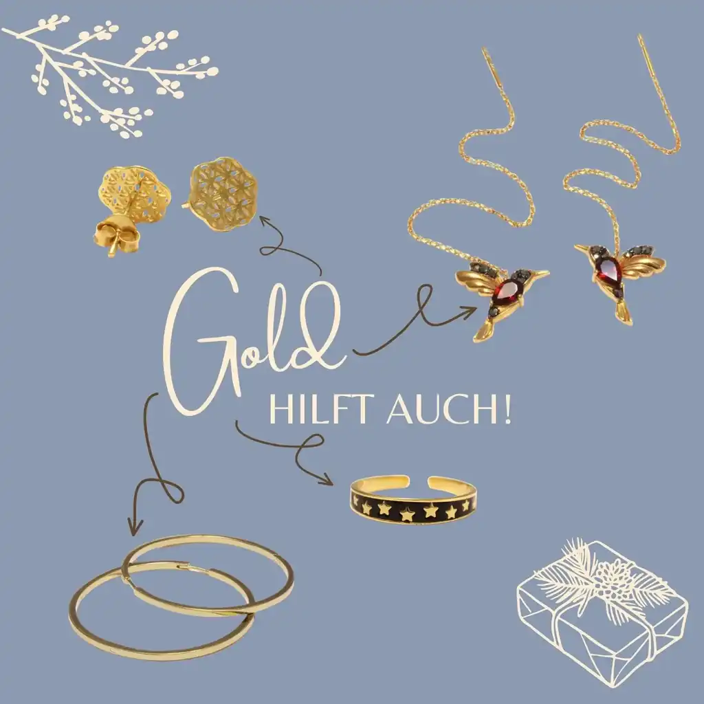 Gold hilft auch - wie Vergoldung dabei helfen kann deinen Silberschmuck lange haltbar zu machen!