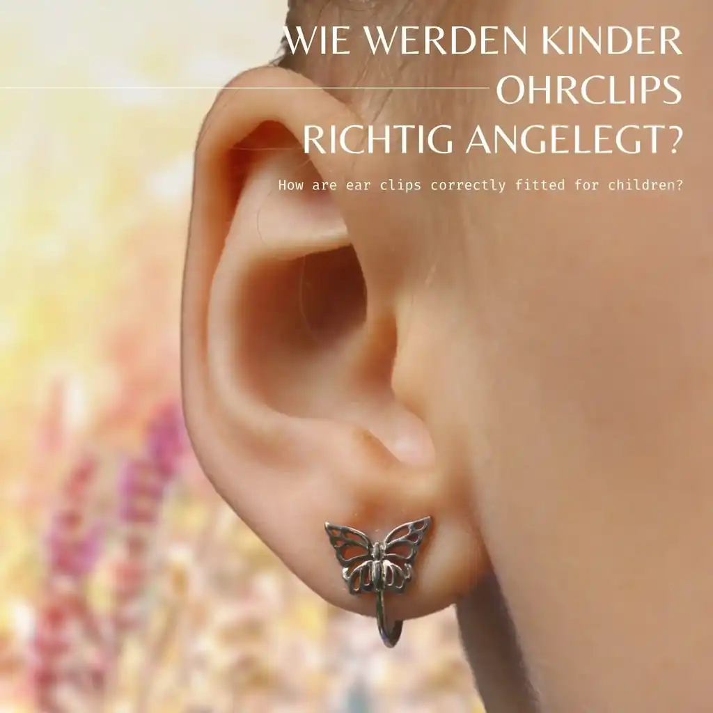 Ear clips for children Painless earrings Alternative Correct application Ear jewelry Children's jewelry