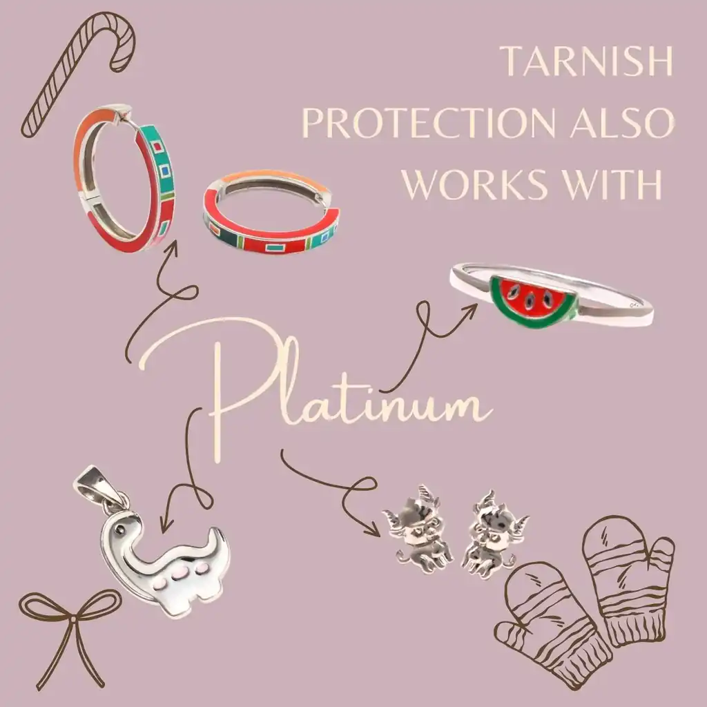 Tarnish protection also works with platinum – how platinum plating makes your jewellery even more beautiful!