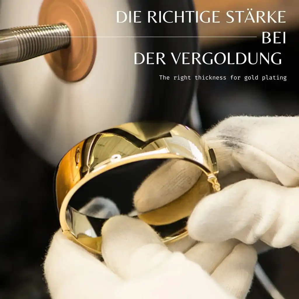 Richtige Staerke fuer Vergoldungen Vergoldungsstaerke Schmuck vergolden lassen Guide