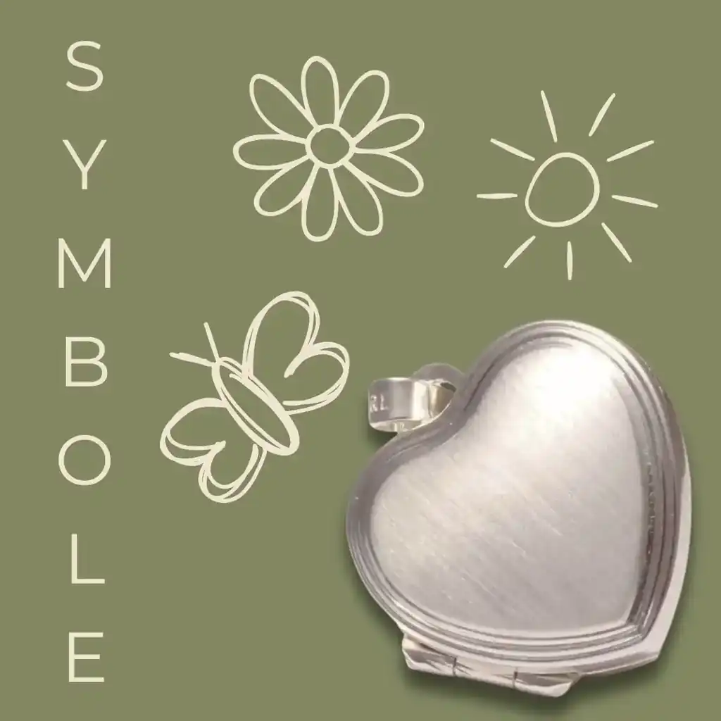 besonderer Schmuck personalisierter Silberschmuck Erinnerungen bei sich tragen